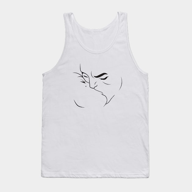 Lineart Lovers Tank Top by Woah_Jonny